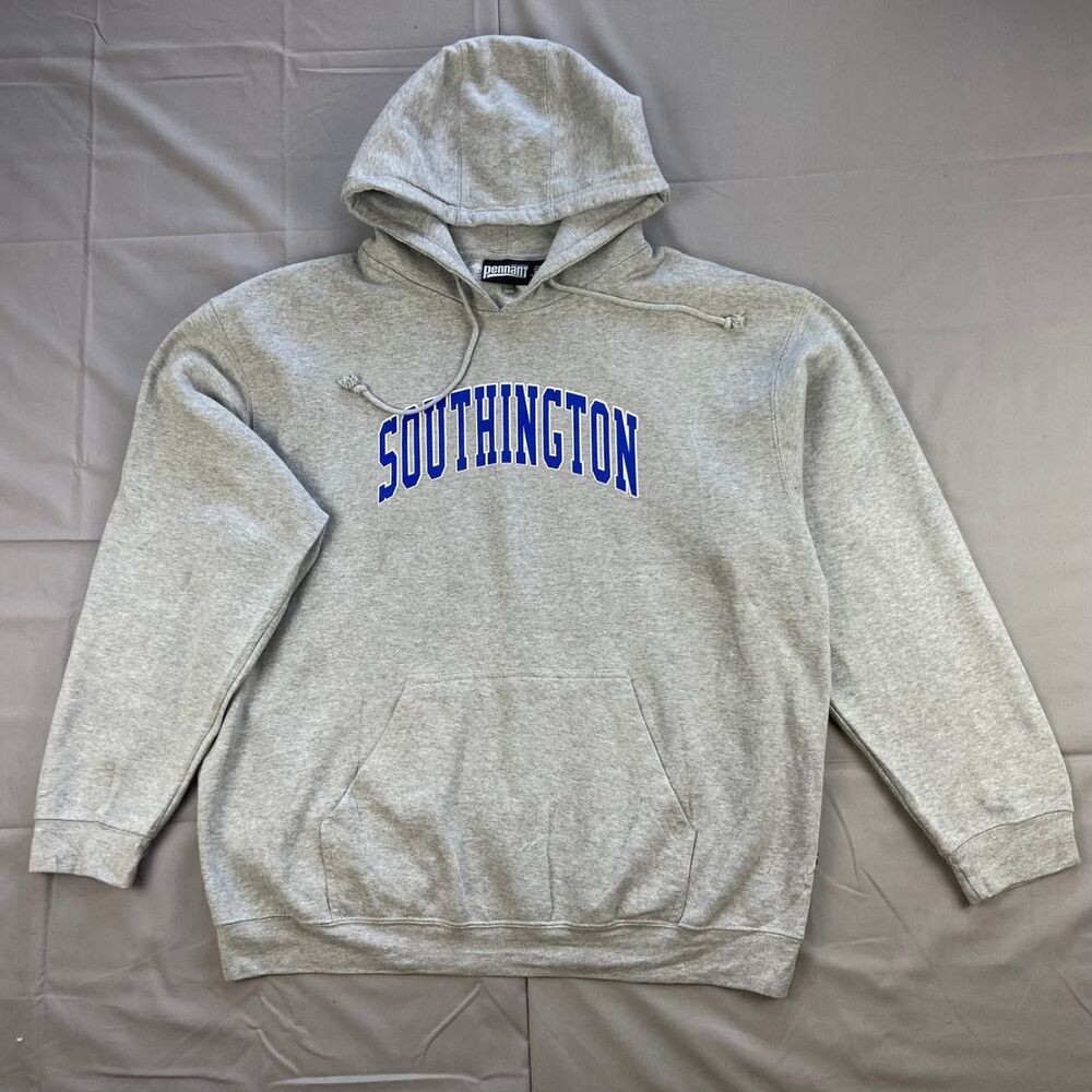 Pennant Xl Heather Gray Southington Graphic Pullover Hoodie Sportswear Kangaroo